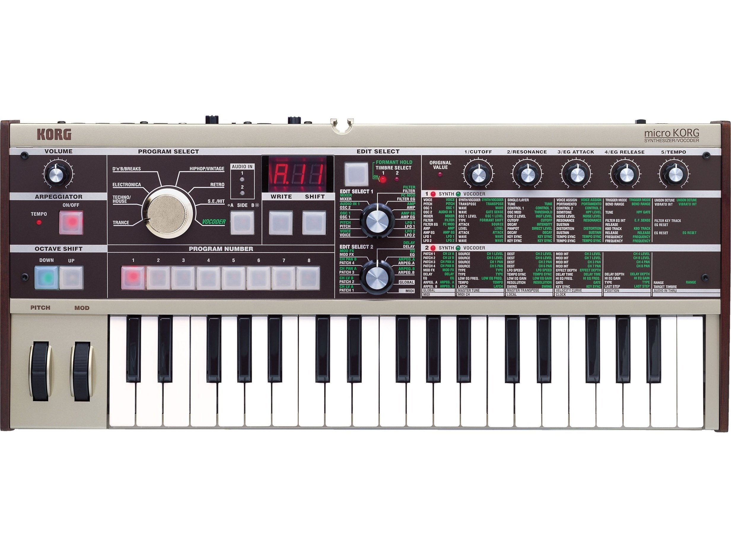 microKORG Synthesizer/Vocoder